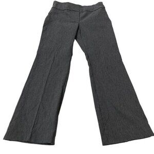 Reitmans Womens Wide Leg Gray Pants Petite With Front Pockets Office Wea